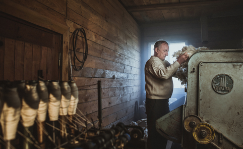 The craft of wool carding
