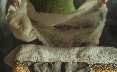 The craft of wool and melton felting