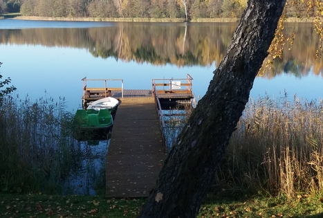 Sauna (Lithuanian) on the lake shore