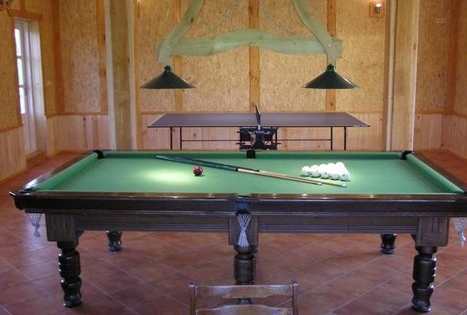 Stalo tenisas, biliardas