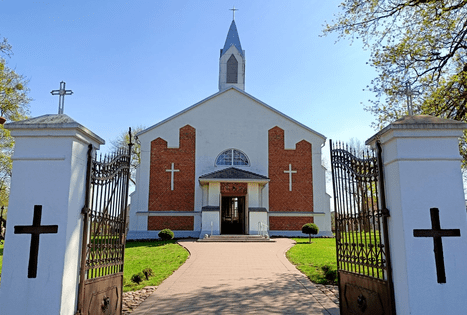 The Church of the Assumption of the Blessed Virgin Mary in Pakuonis