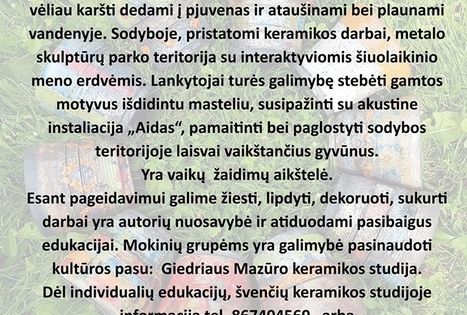 Apsilankyk keramikos studijoje