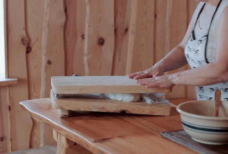 Rūkytas sūris Augų ūkyje