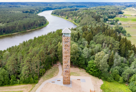 The highest observation tower in Lithuania
