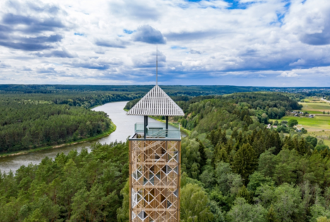 The highest observation tower in Lithuania