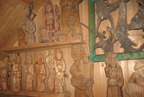 Folk art exhibition of Vytas Jaugela 