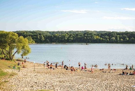 Lampėdžių ežeras (karjeras) ir paplūdimys