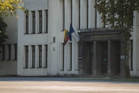 The central building of Lithuanian Sports University
