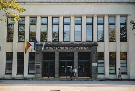 The central building of Lithuanian Sports University