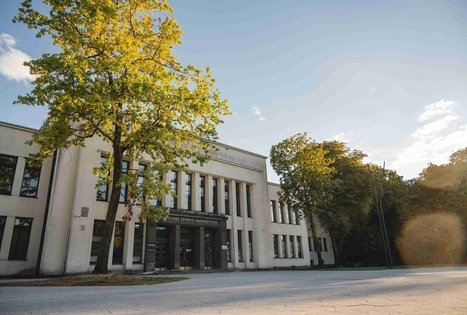 The central building of Lithuanian Sports University