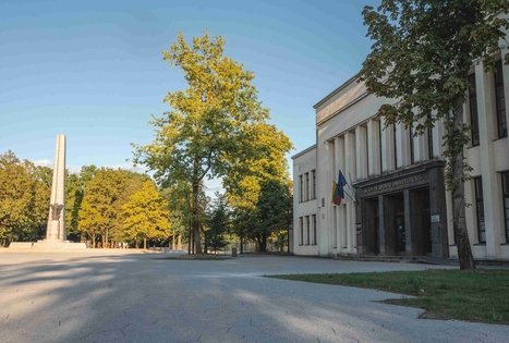 The central building of Lithuanian Sports University