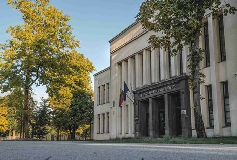 The central building of Lithuanian Sports University