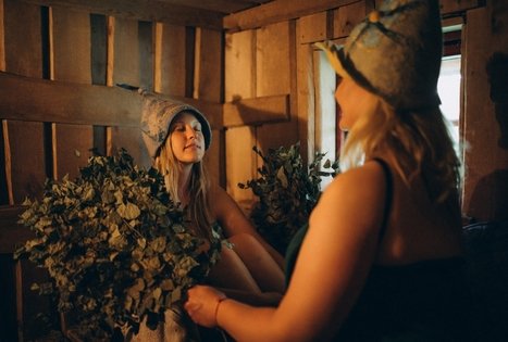 Septynių pojūčių pirties garas kartu su vedliu
