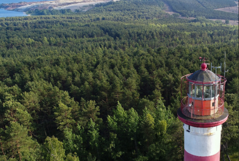 Lighthouse On The Hill Of Urbas 