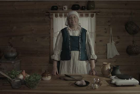 Rūgštynių sriuba su miežinėmis kruopomis Rūtos Sakalienės sodyboje