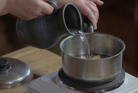 Silkė su baravykais Rūtos Sakalienės sodyboje