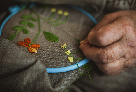 The craft of embroidery: a desire to look nice and live nicely