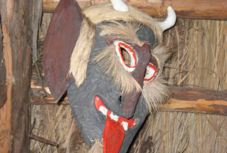 Ethnographer K. Striaupa granary 