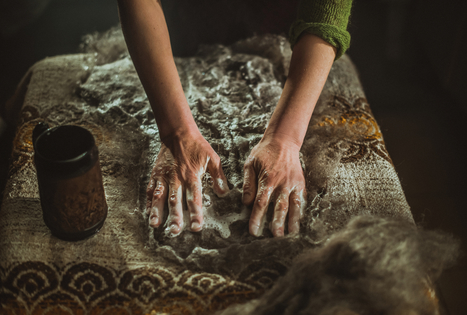 The craft of wool and melton felting: revived in the modern fashion industry