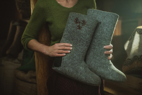 The craft of wool and melton felting: revived in the modern fashion industry