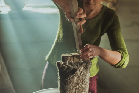 The craft of wool and melton felting: revived in the modern fashion industry