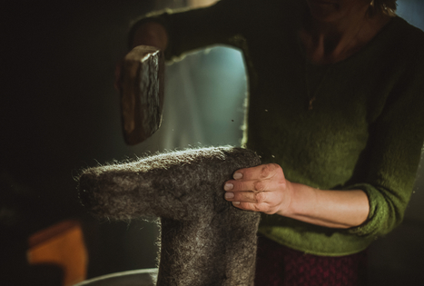 The craft of wool and melton felting: revived in the modern fashion industry