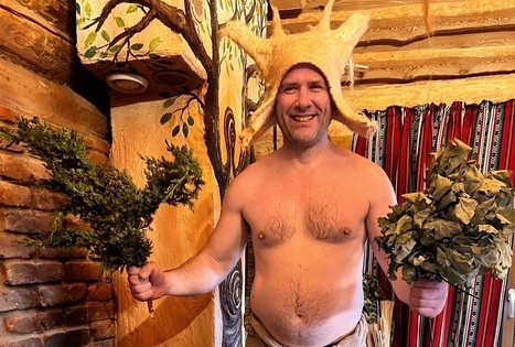 Seven senses sauna steam with a guide