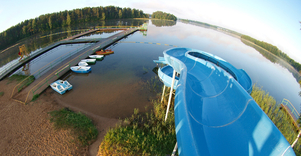 Gavys' Lake Beach with Water Slide