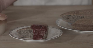 Sweet buckwheat babka