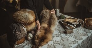“Fur processing demonstration”