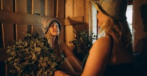 Seven senses sauna steam with a guide