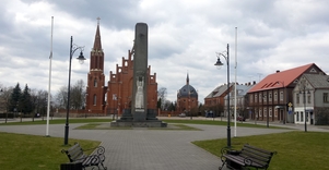 Nepriklausomybės aikštė Rokiškio senamiestyje